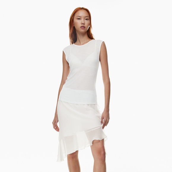 Aritzia Wilfred⎜MURANO T-SHIRT⎜LIGHT BIRCH - Picture 1 of 14